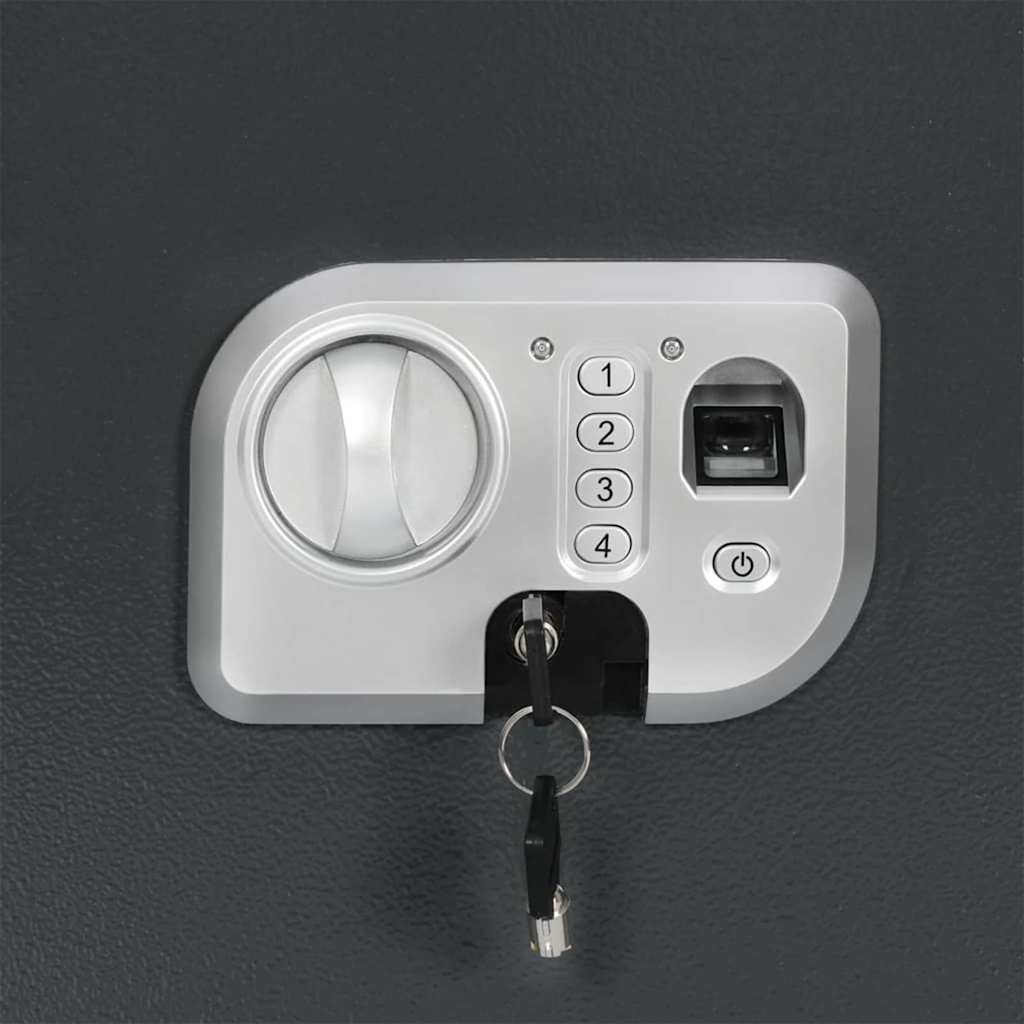 Cassetta di sicurezza digitale Grigio scuro 35 x 31 x 50 cm
