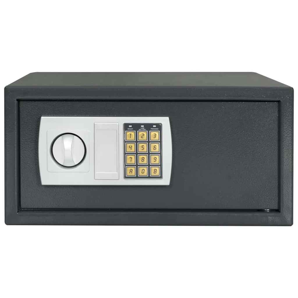 Cassetta di sicurezza digitale Grigio scuro 42 x 37 x 20 cm