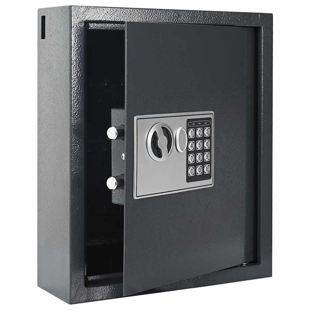 Cassetta di sicurezza digitale Grigio scuro 30 x 10 x 36,5 cm