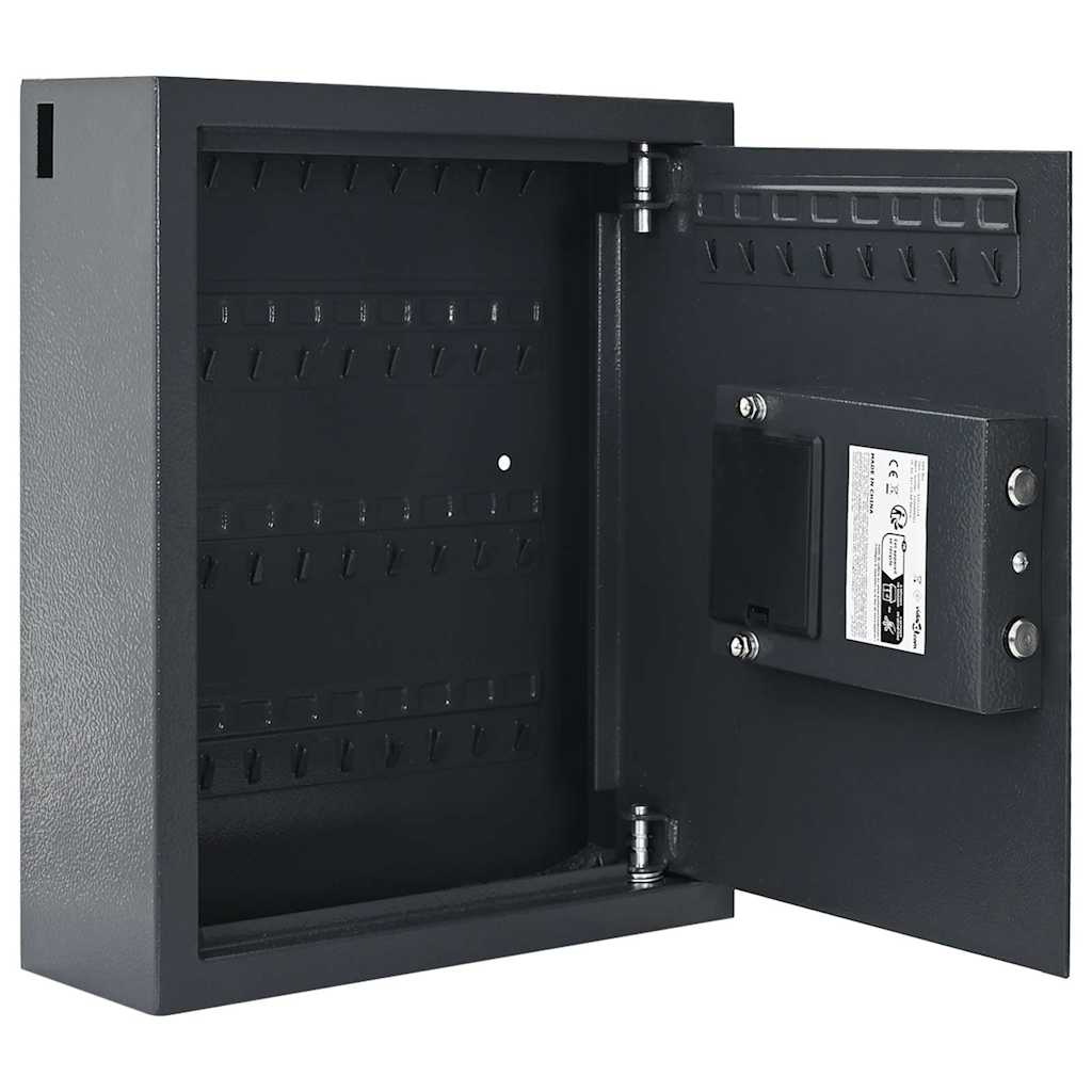 Cassetta di sicurezza digitale Grigio scuro 30 x 10 x 36,5 cm