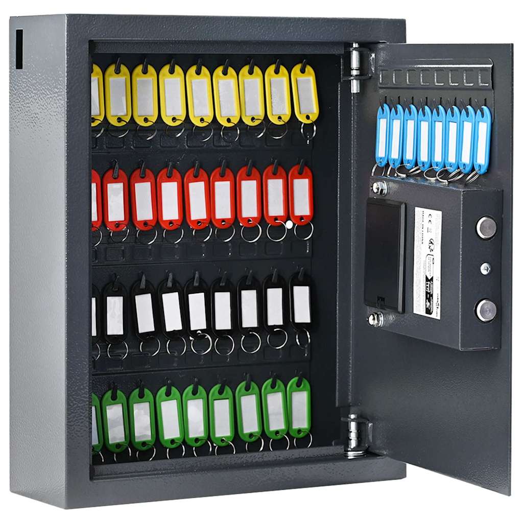 Cassetta di sicurezza digitale Grigio scuro 30 x 10 x 36,5 cm