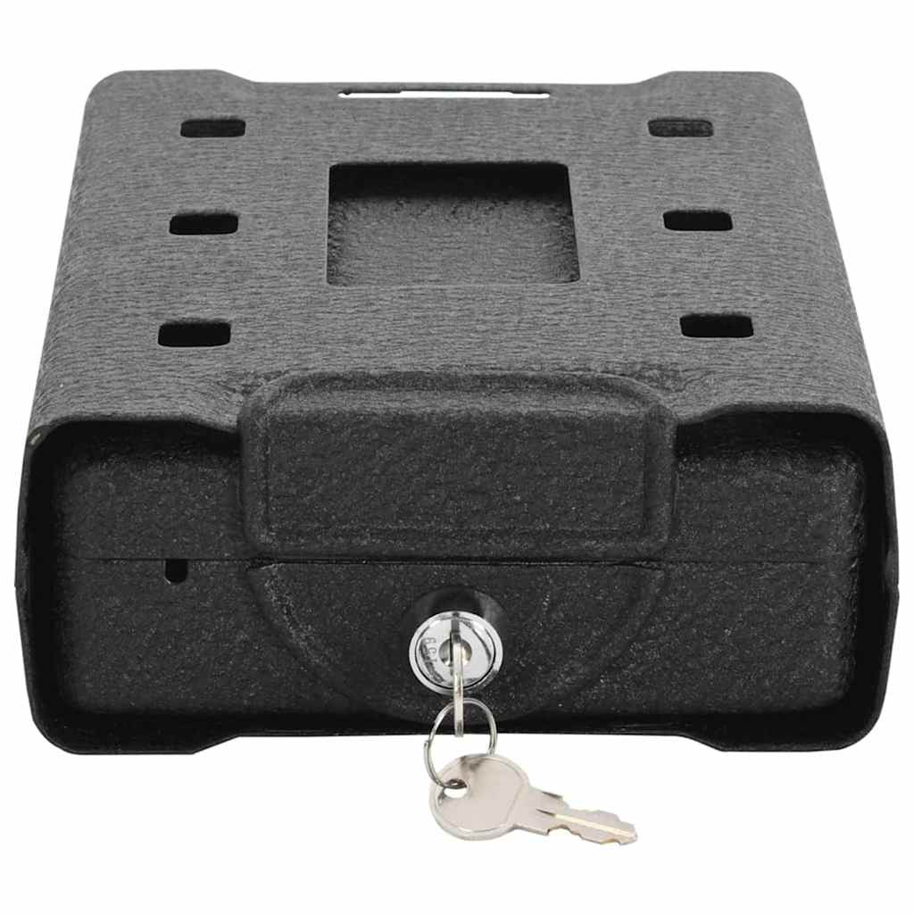 Cassaforte per Auto con blocco Nero 22 x 16 x 7 cm Acciaio