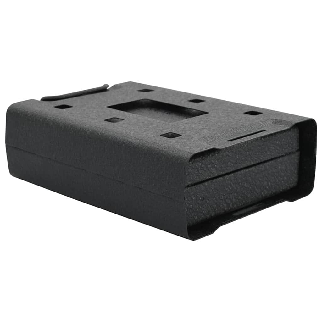 Cassaforte per Auto con blocco Nero 22 x 16 x 7 cm Acciaio