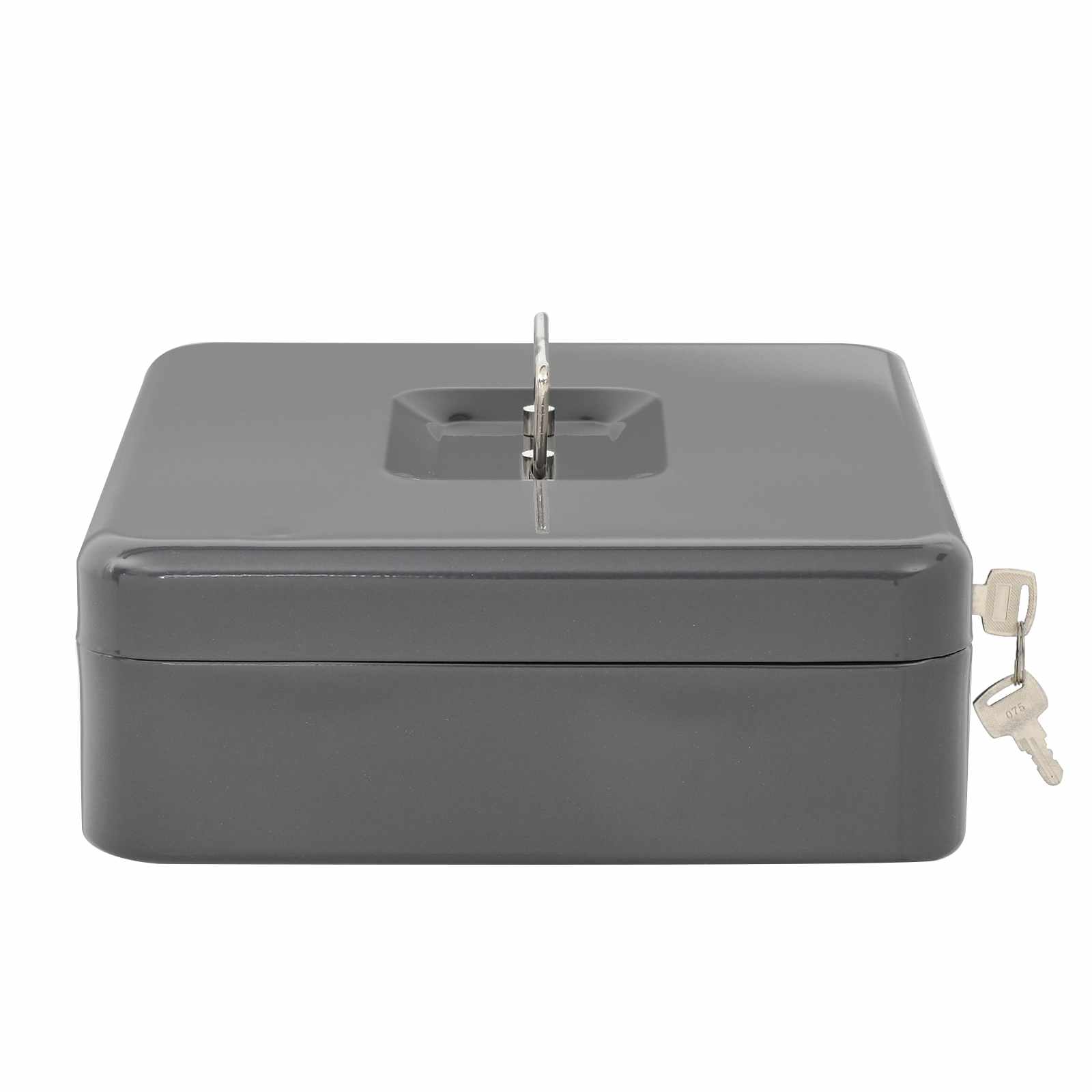 Scatola per Contanti Grigio scuro 30 x 24 x 9 cm Acciaio