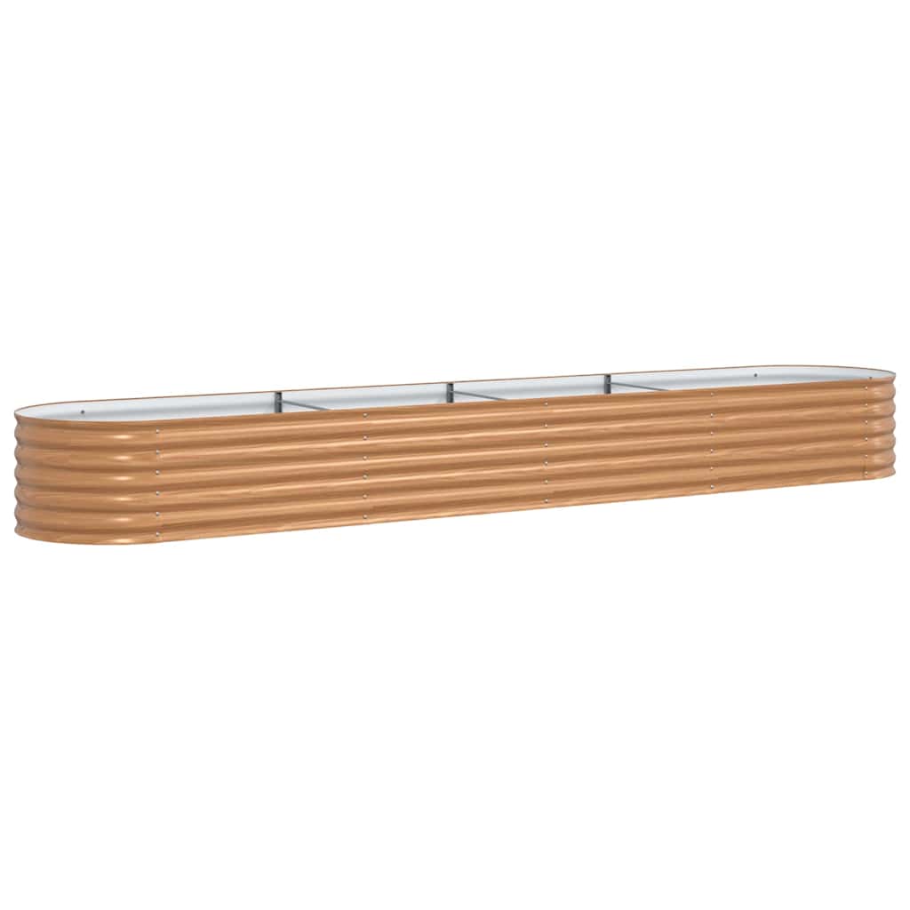 Letto Rialzato Marrone 400 x 80 x 44 cm Acciaio