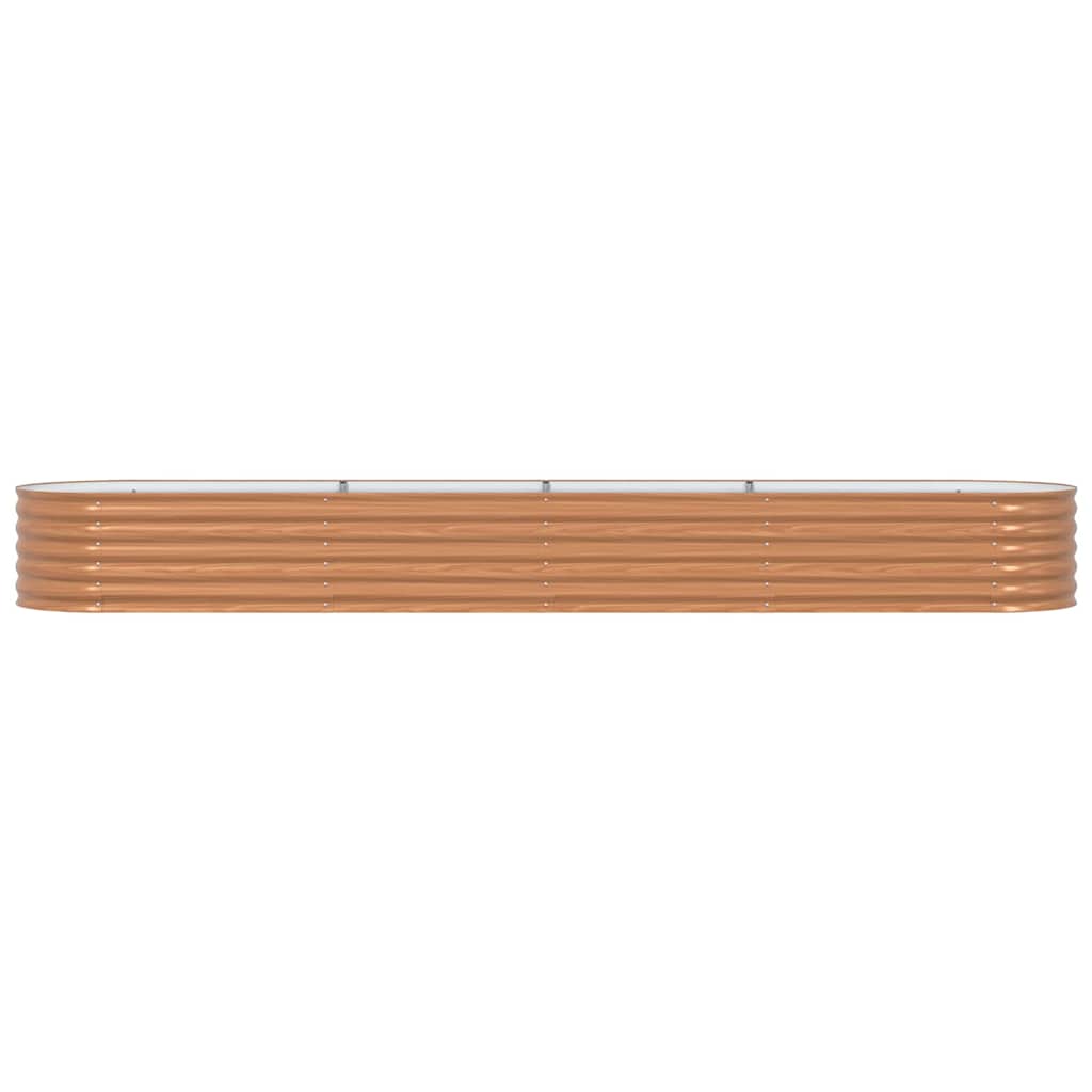 Letto Rialzato Marrone 400 x 80 x 44 cm Acciaio