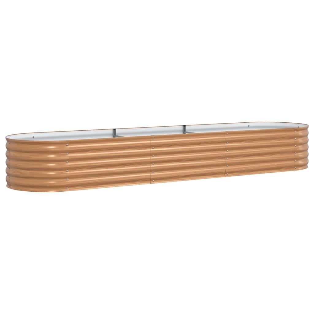 Letto Rialzato Marrone 320 x 80 x 44 cm Acciaio