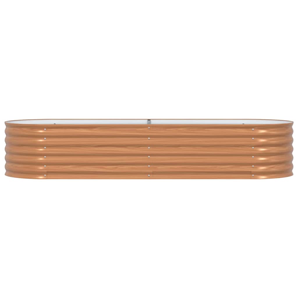 Letto Rialzato Marrone 240 x 80 x 44 cm Acciaio
