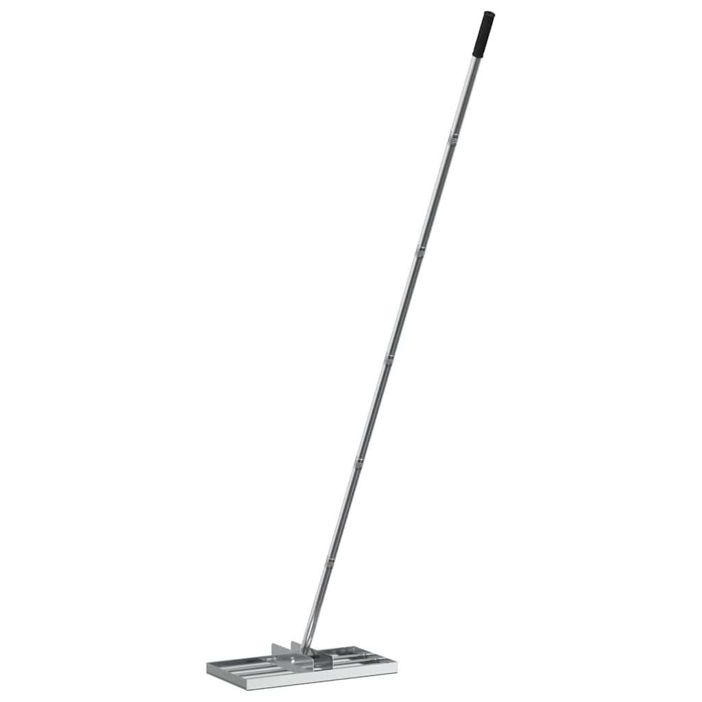 Rastrello per livellare il giardino Argento 45 x 25 x 200 cm