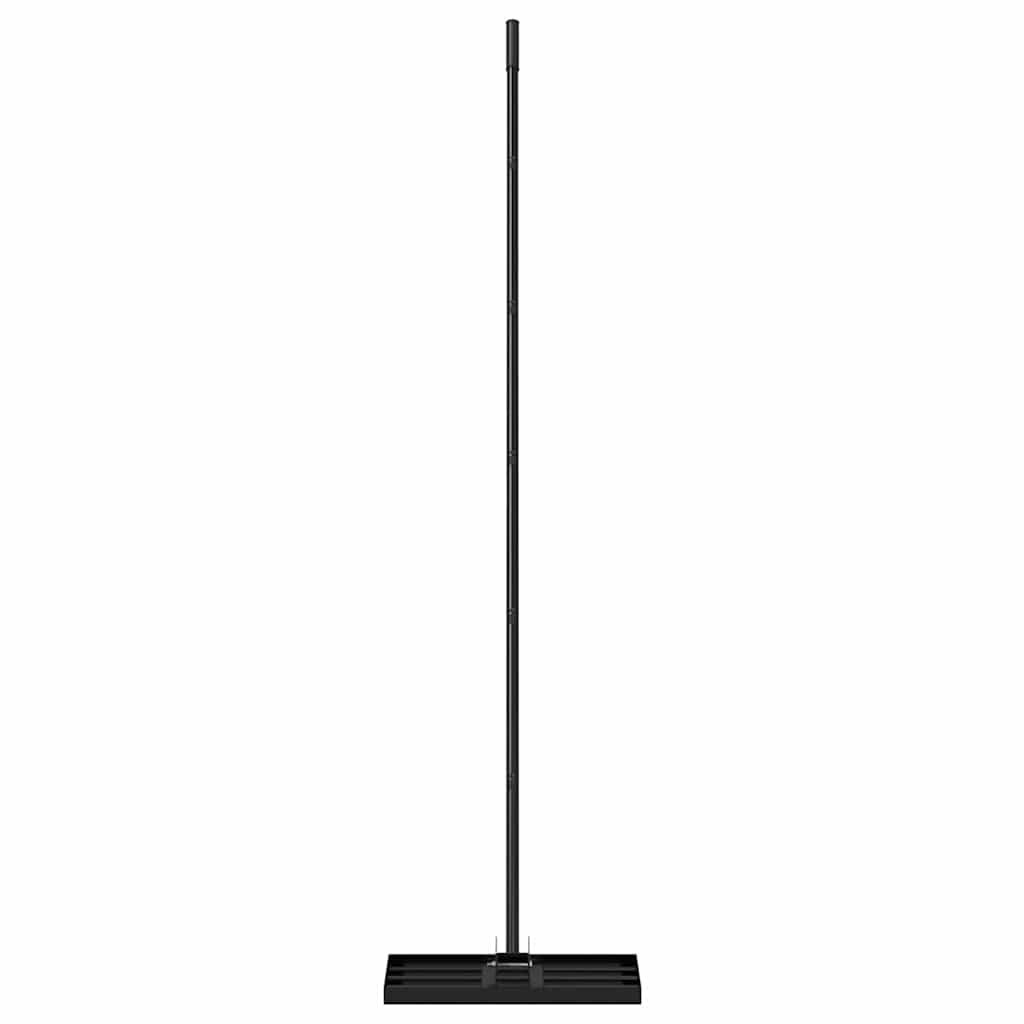Rastrello per livellare il giardino Nero 45 x 25 x 200 cm