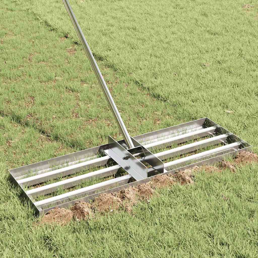 Rastrello livellatore da giardino Argento Acciaio inossidabile