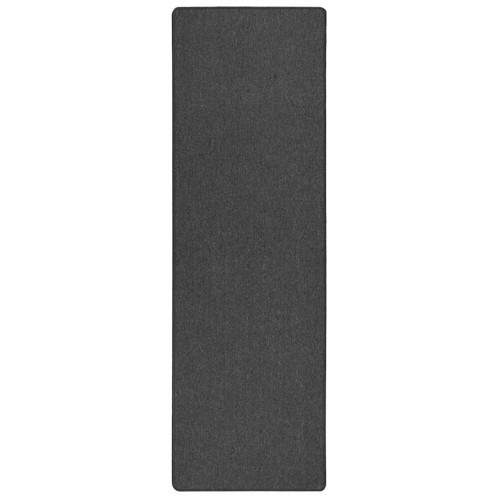 Runner in Moquette Grigio scuro 100 x 300 cm 100% Polipropilene