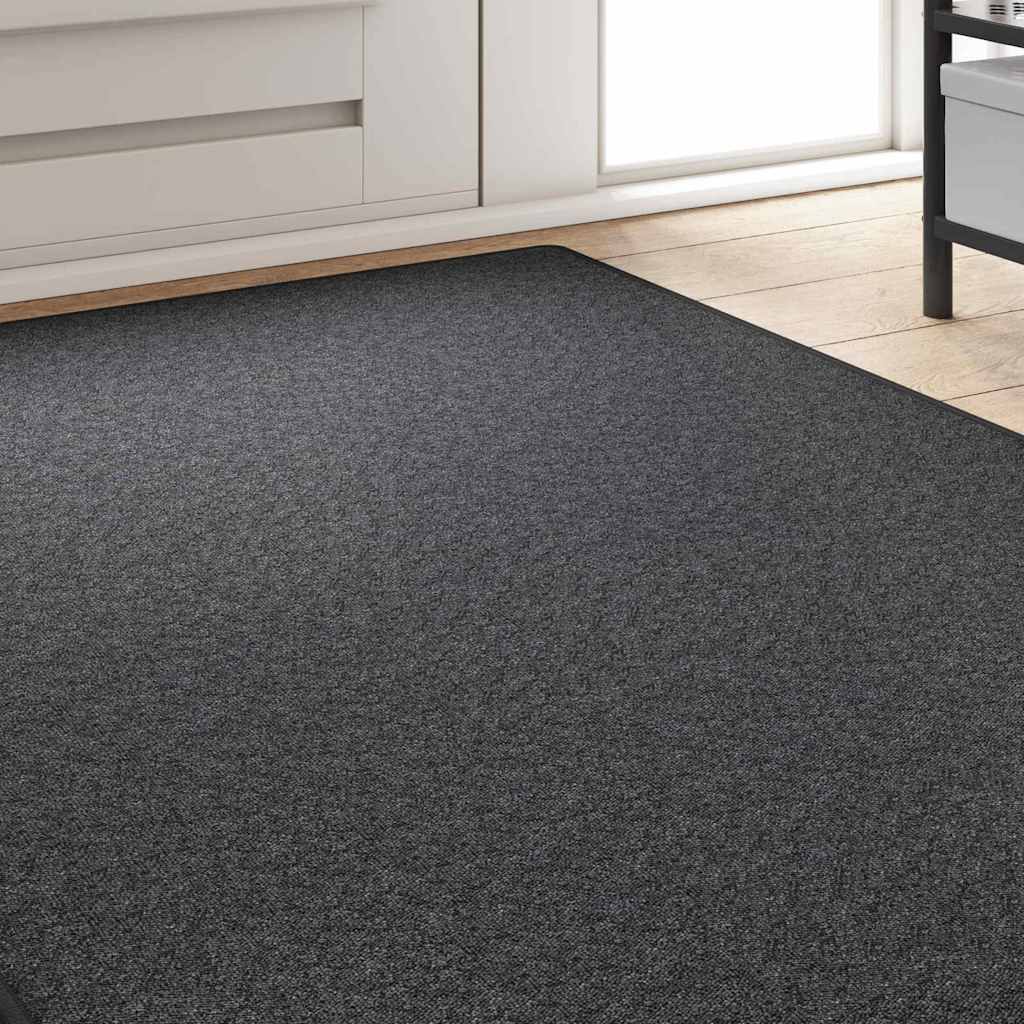 Runner in Moquette Grigio scuro 100 x 300 cm 100% Polipropilene