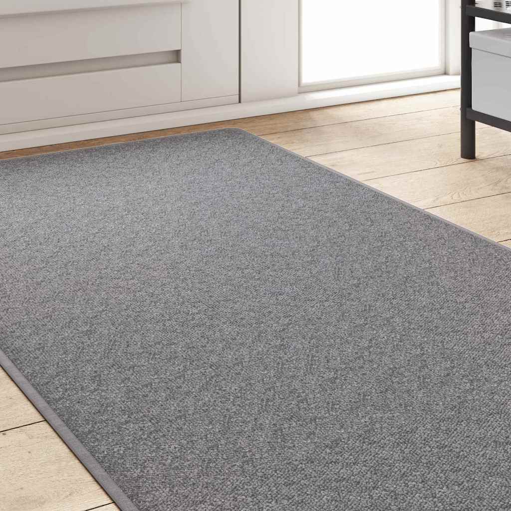 Runner in Moquette Grigio chiaro 80 x 500 cm 100% Polipropilene