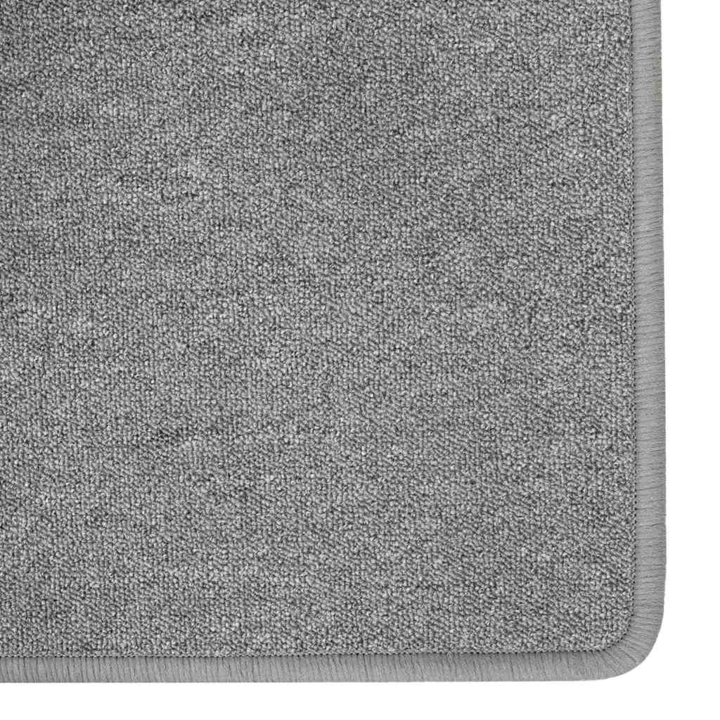 Runner in Moquette Grigio chiaro 80 x 500 cm 100% Polipropilene
