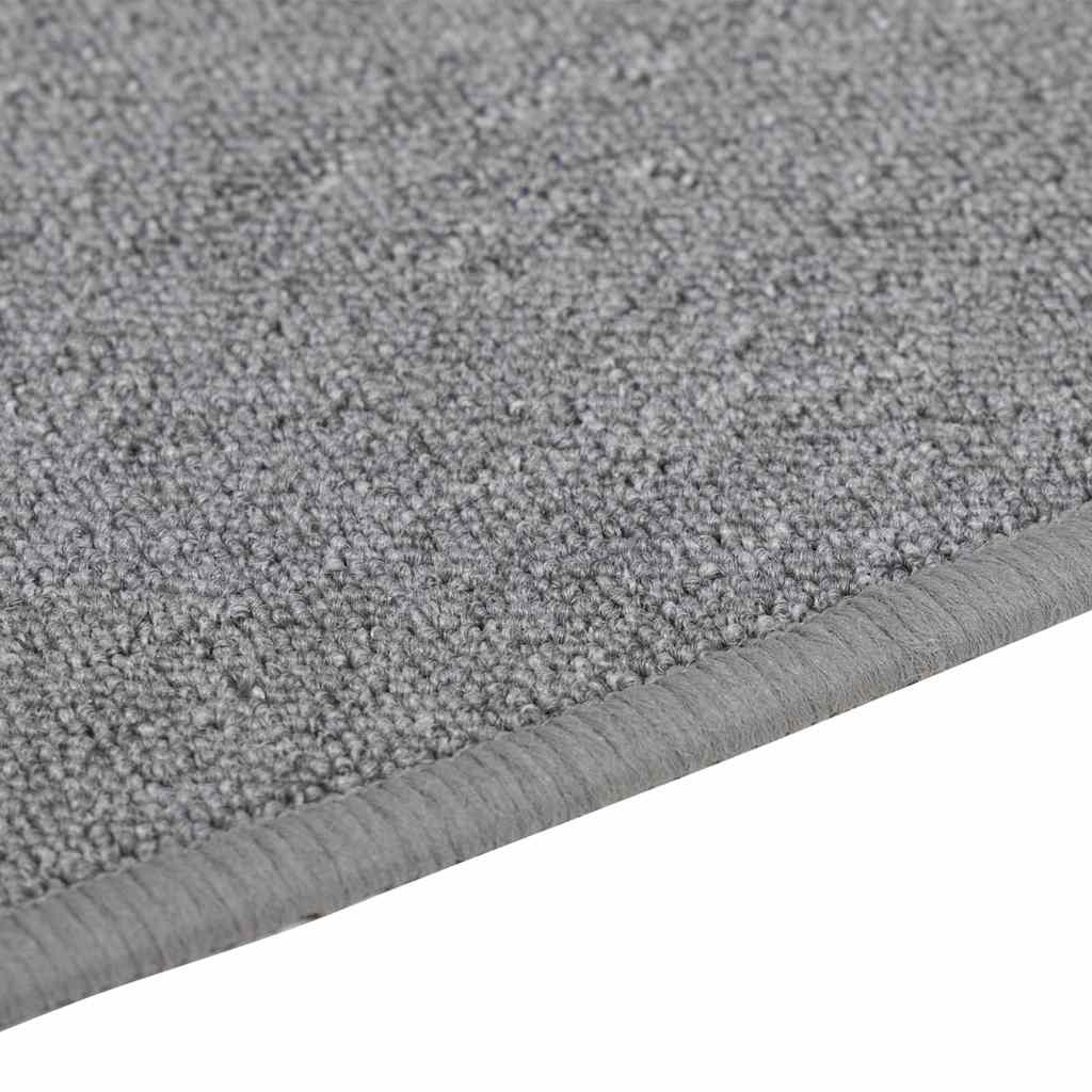 Runner in Moquette Grigio chiaro 80 x 500 cm 100% Polipropilene
