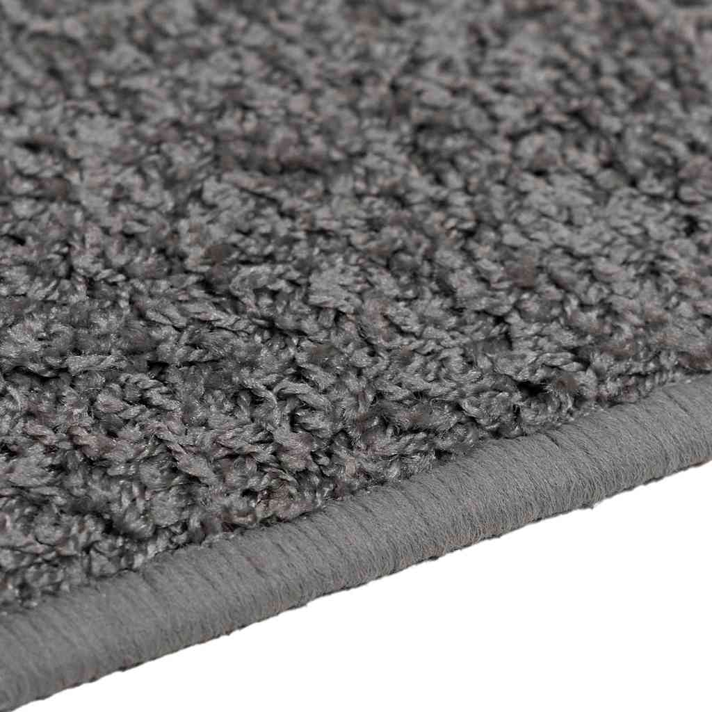 Runner in Moquette Grigio 80 x 300 cm 100% Polipropilene Tuft