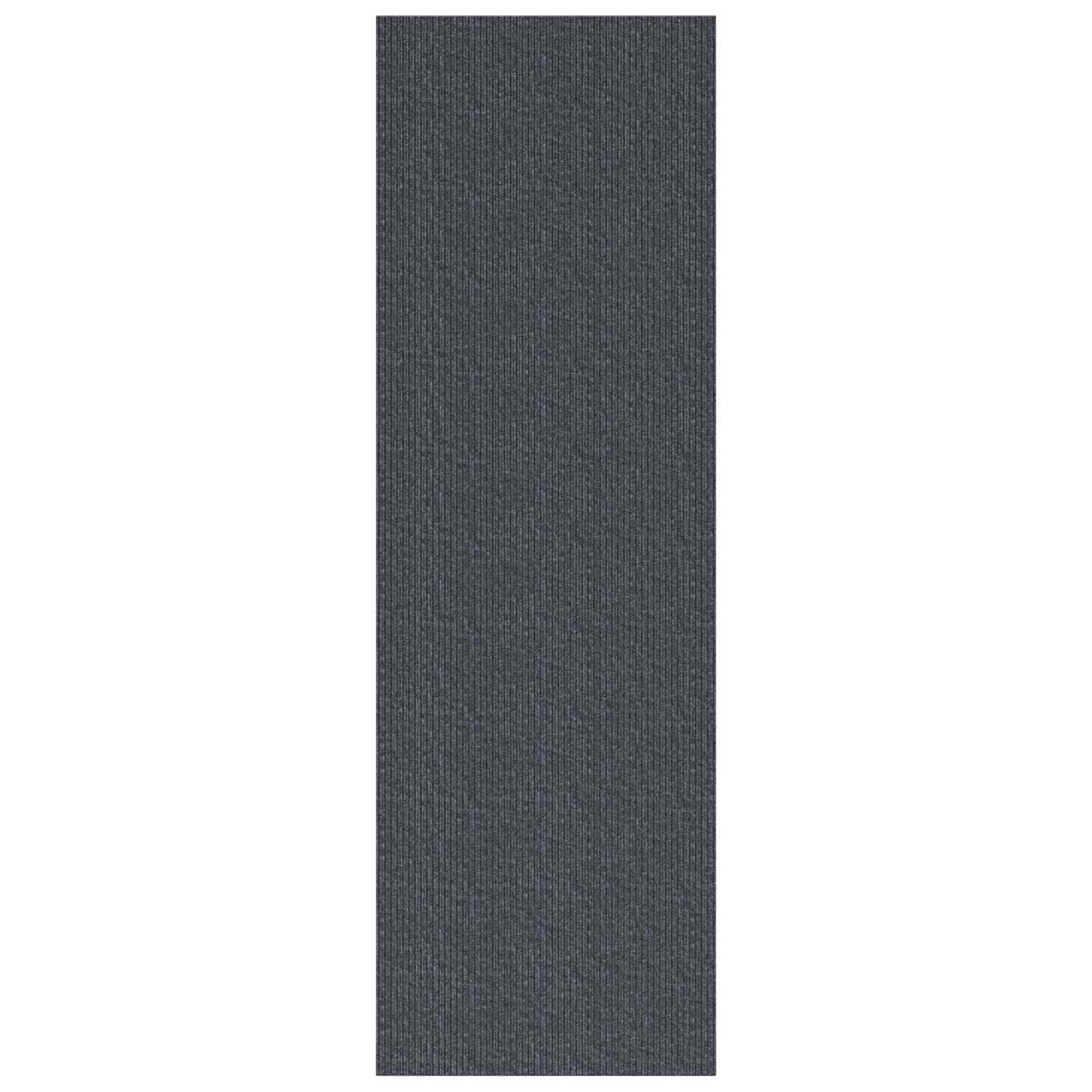 Runner in Moquette Grigio 80 x 300 cm Tessuto