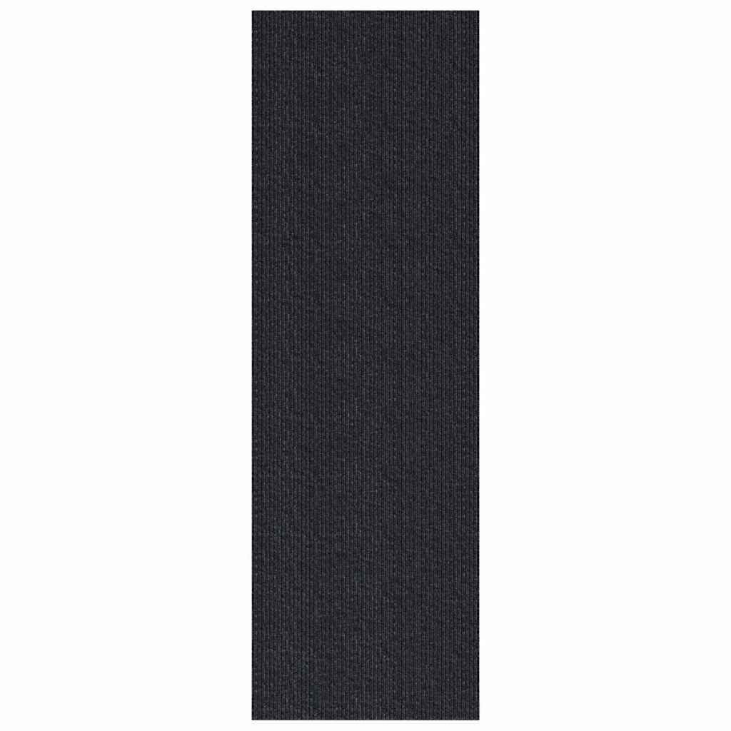 Runner in Moquette Antracite 80 x 250 cm Tessuto