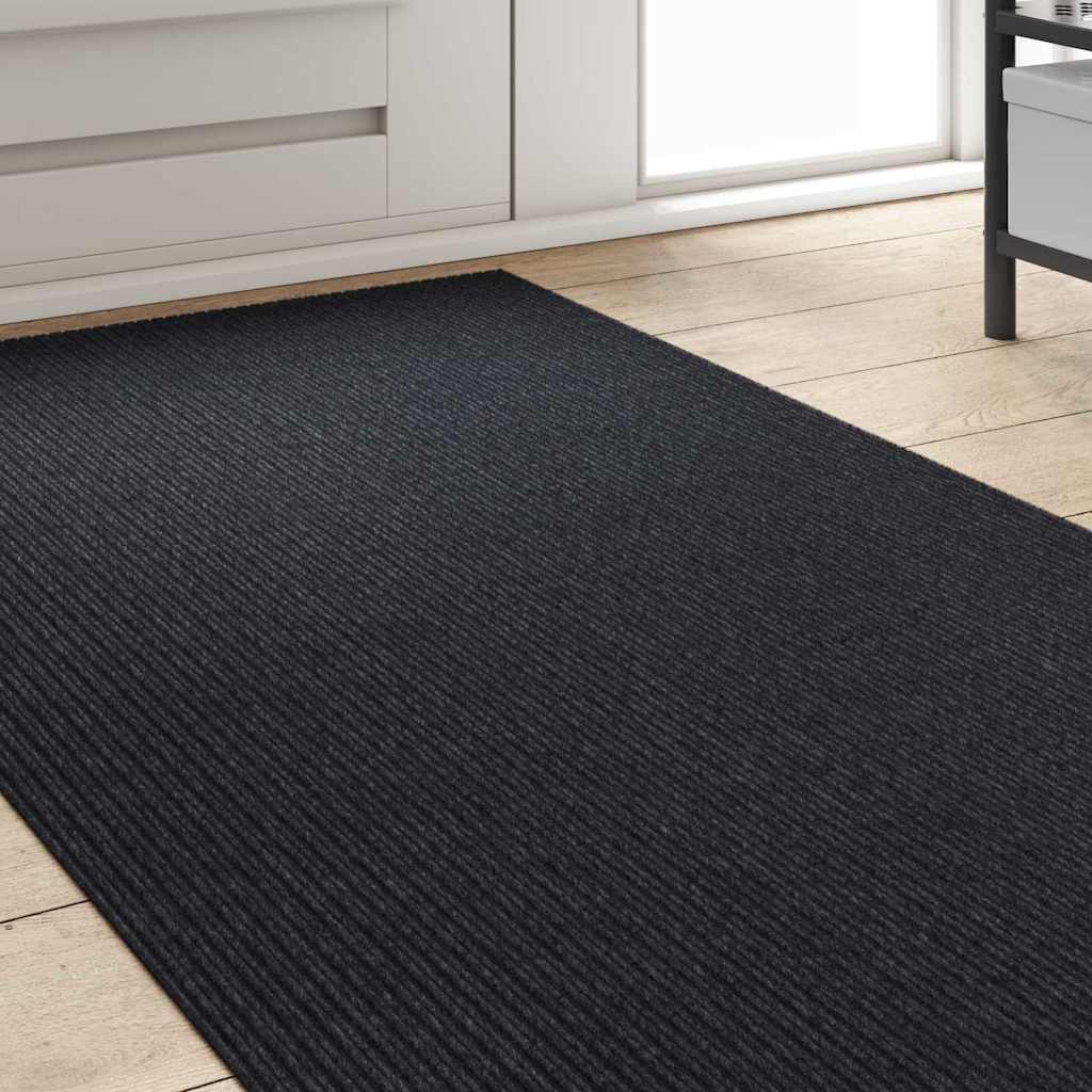 Runner in Moquette Antracite 80 x 250 cm Tessuto