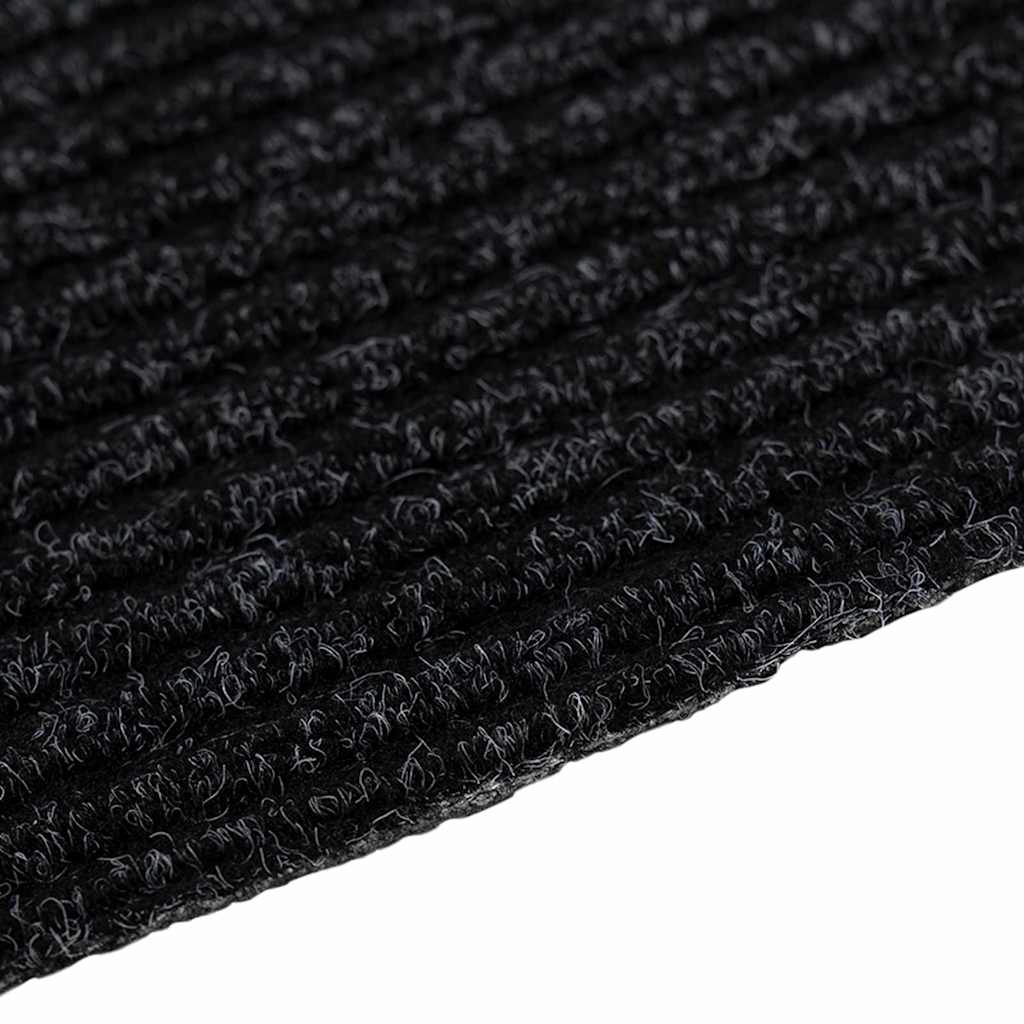 Runner in Moquette Antracite 80 x 400 cm Tessuto