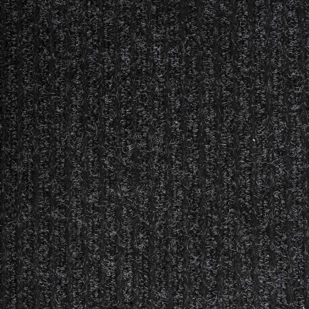 Runner in Moquette Antracite 80 x 400 cm Tessuto