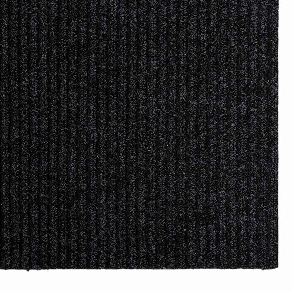 Runner in Moquette Antracite 80 x 500 cm Tessuto