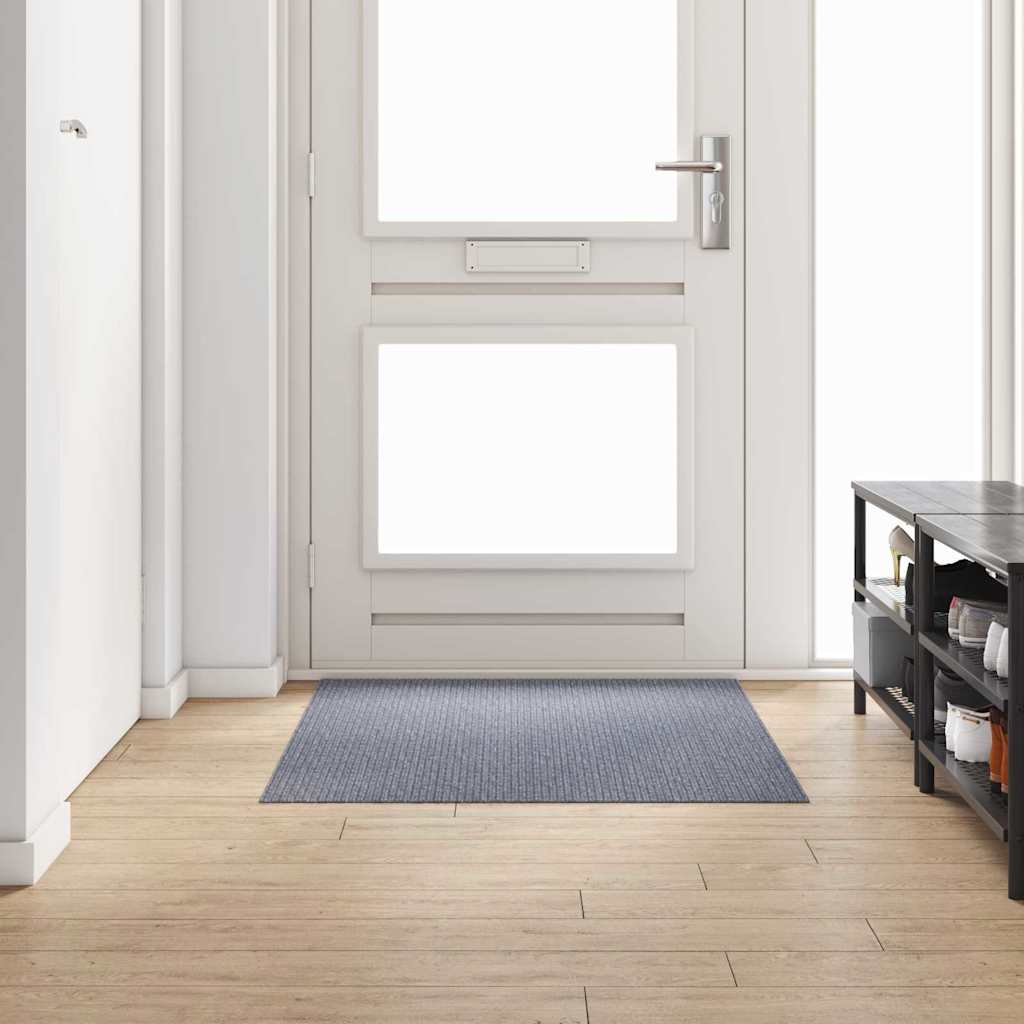Runner in Moquette Grigio chiaro 100 x 150 cm Tessuto