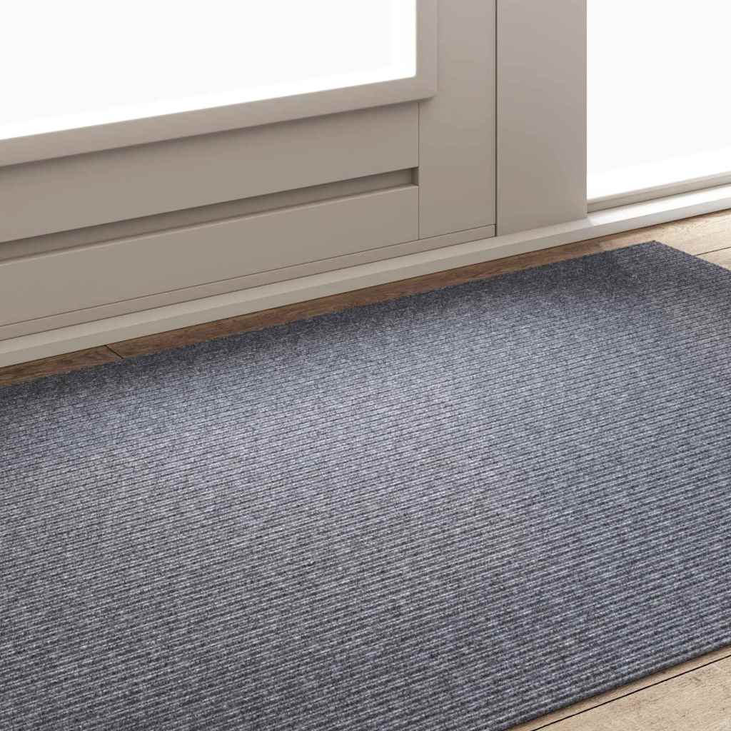 Runner in Moquette Grigio chiaro 100 x 150 cm Tessuto