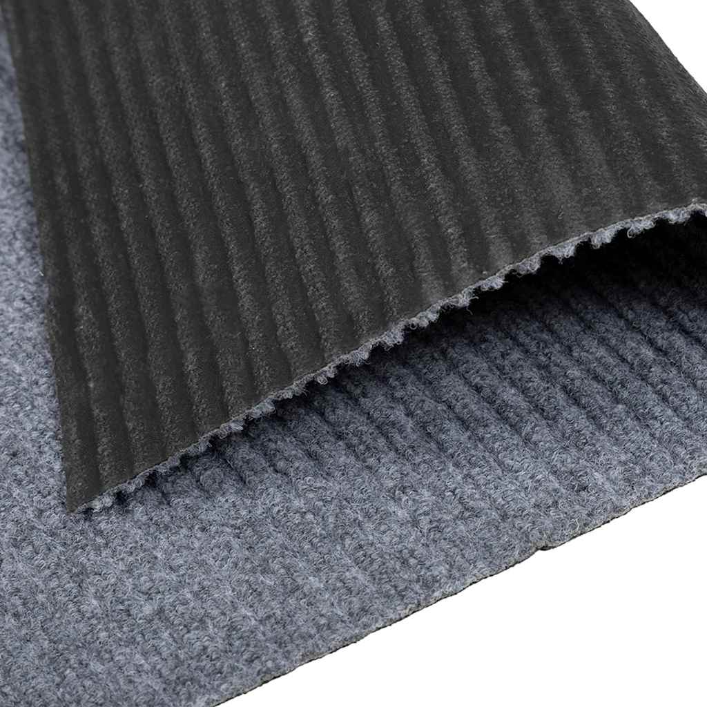 Runner in Moquette Grigio chiaro 100 x 150 cm Tessuto