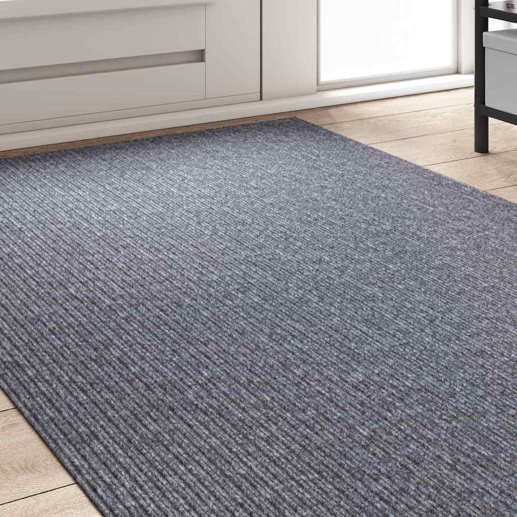 Runner in Moquette Grigio chiaro 100 x 250 cm Tessuto