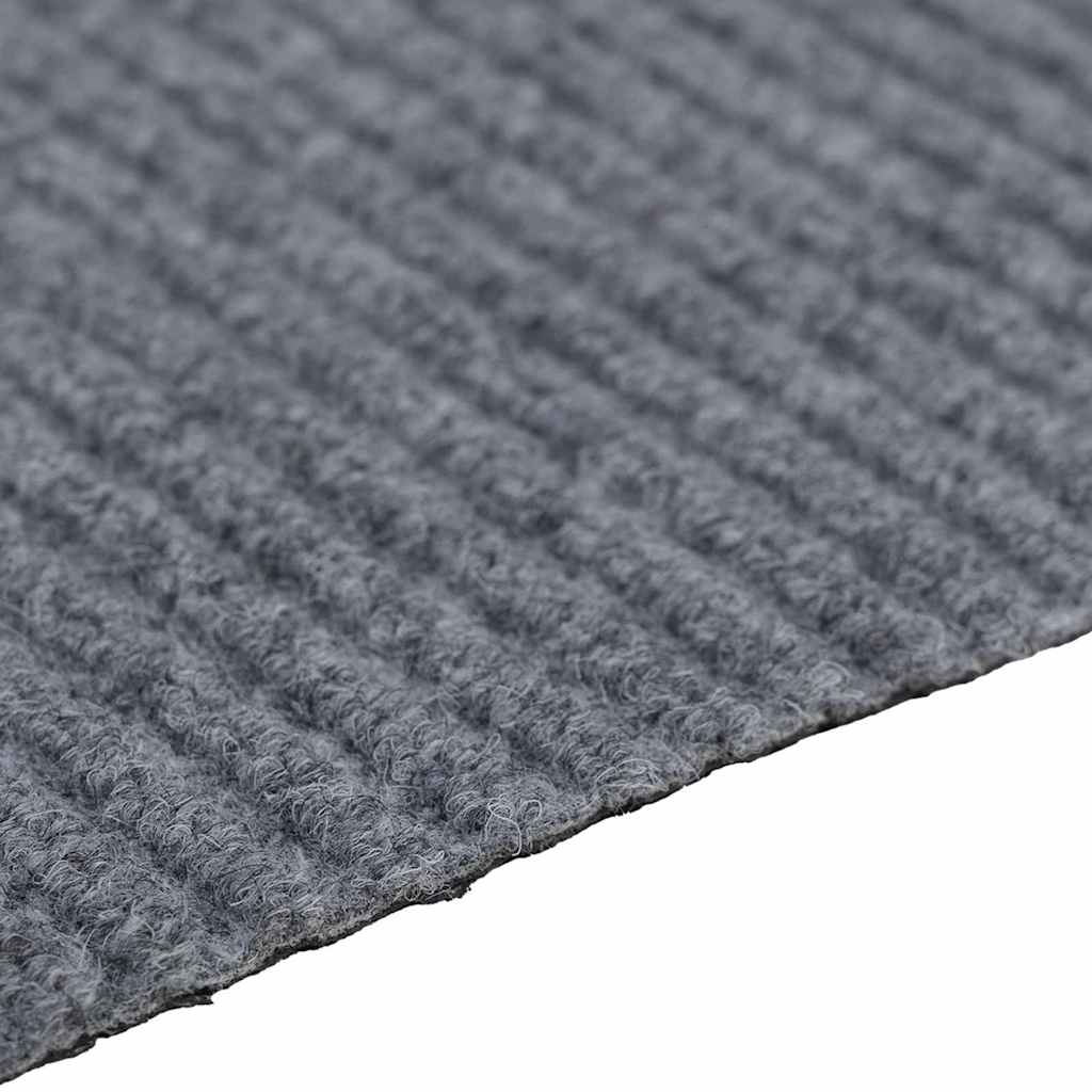 Runner in Moquette Grigio chiaro 100 x 250 cm Tessuto