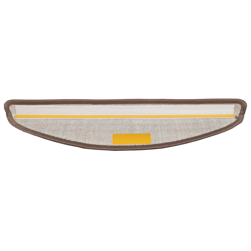 Tappetini per scale autoadesivi 15 pz 56 x 17 x 3 cm Non-Slip