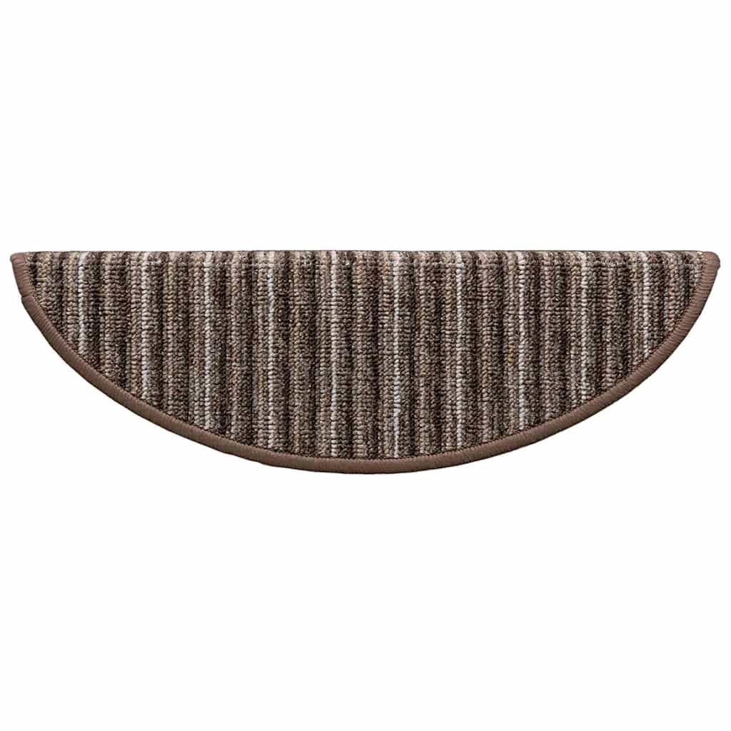 Tappetini per scale autoadesivi 15 pz 56 x 17 x 3 cm Non-Slip