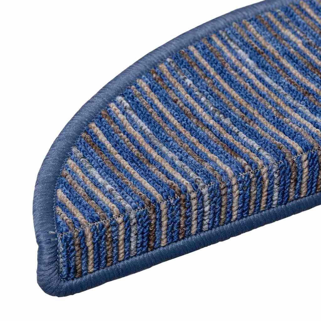 Tappetini per scale autoadesivi 15 pz 56 x 17 x 3 cm Non-Slip