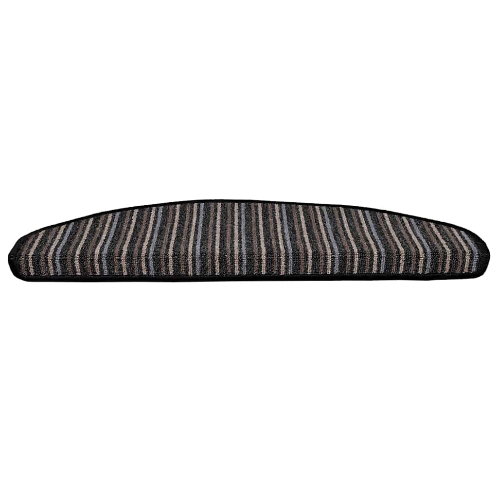 Tappetini per scale autoadesivi 15 pz 65 x 21 x 4 cm Non-Slip