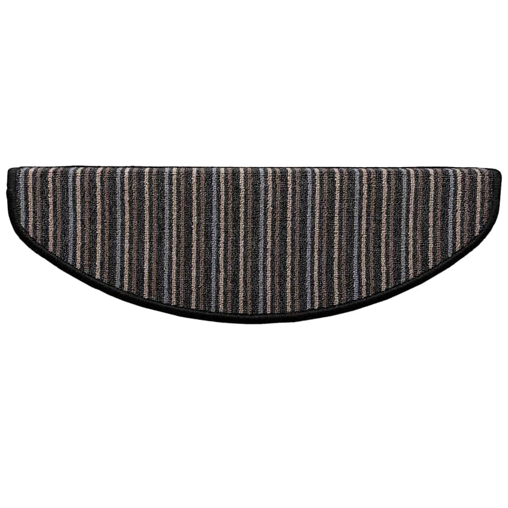Tappetini per scale autoadesivi 15 pz 65 x 21 x 4 cm Non-Slip
