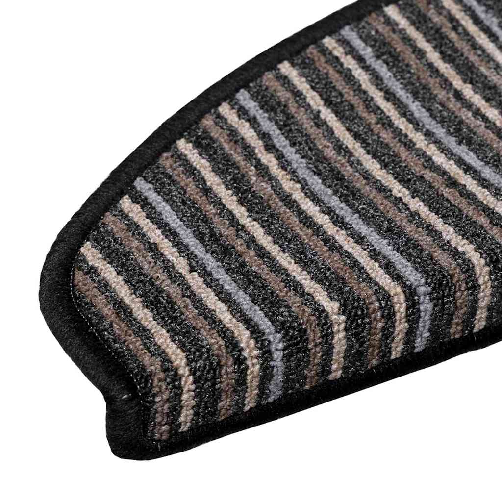 Tappetini per scale autoadesivi 15 pz 65 x 21 x 4 cm Non-Slip