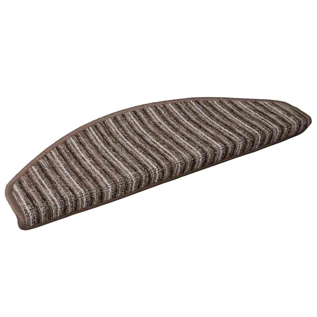 Tappetini per scale autoadesivi 15 pz 65 x 21 x 4 cm Non-Slip