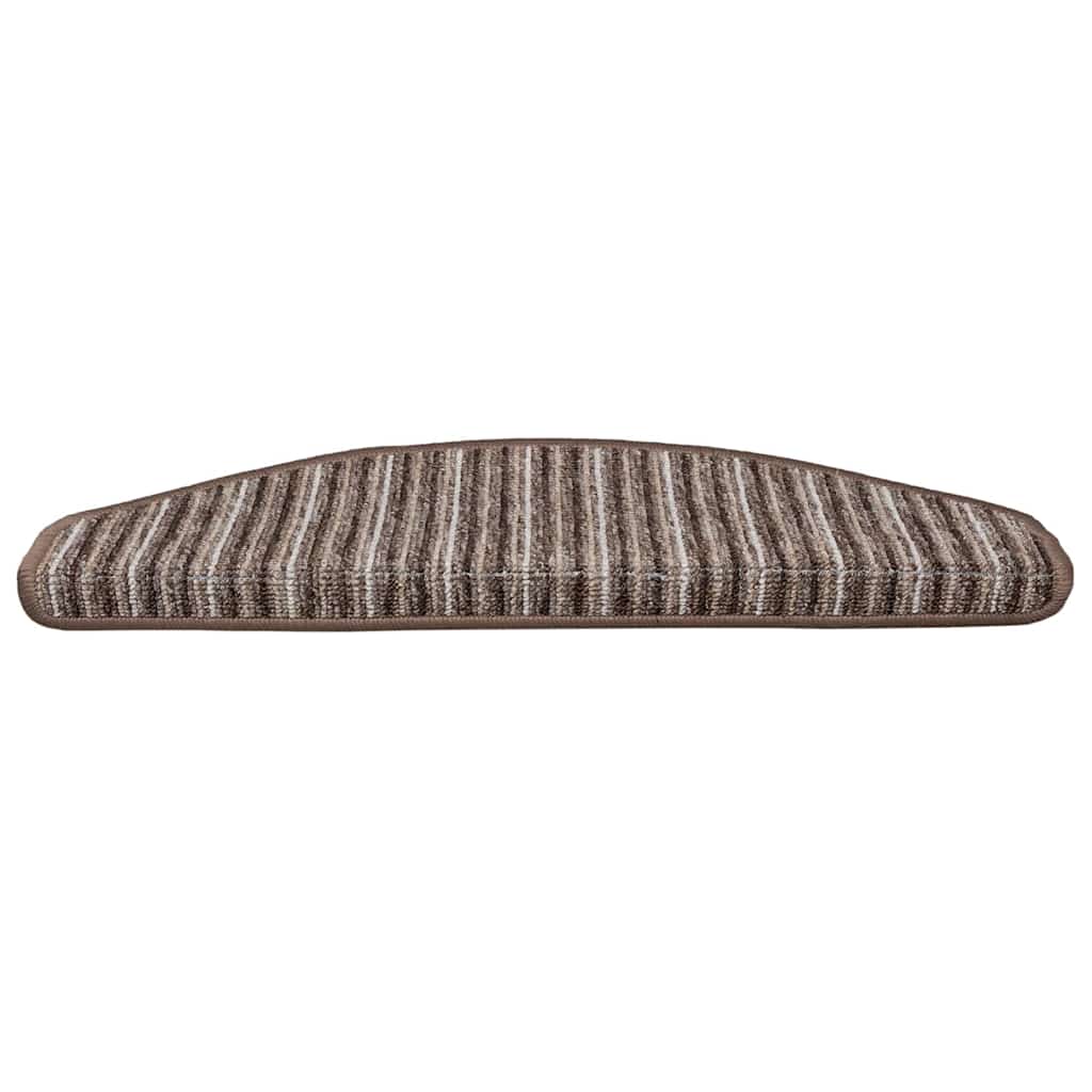 Tappetini per scale autoadesivi 15 pz 65 x 21 x 4 cm Non-Slip