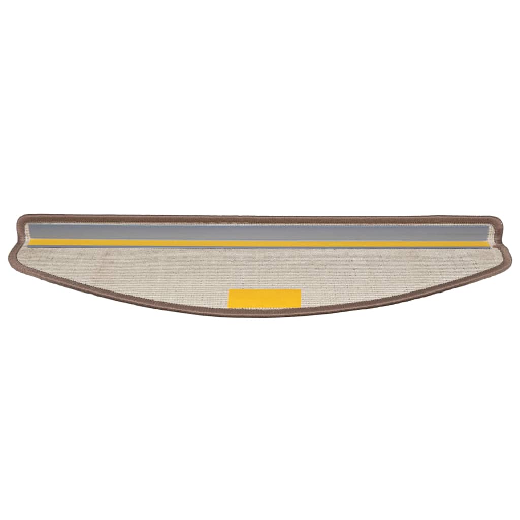 Tappetini per scale autoadesivi 15 pz 65 x 21 x 4 cm Non-Slip