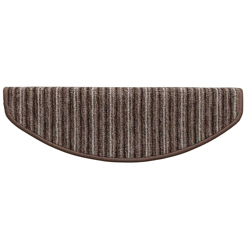 Tappetini per scale autoadesivi 15 pz 65 x 21 x 4 cm Non-Slip
