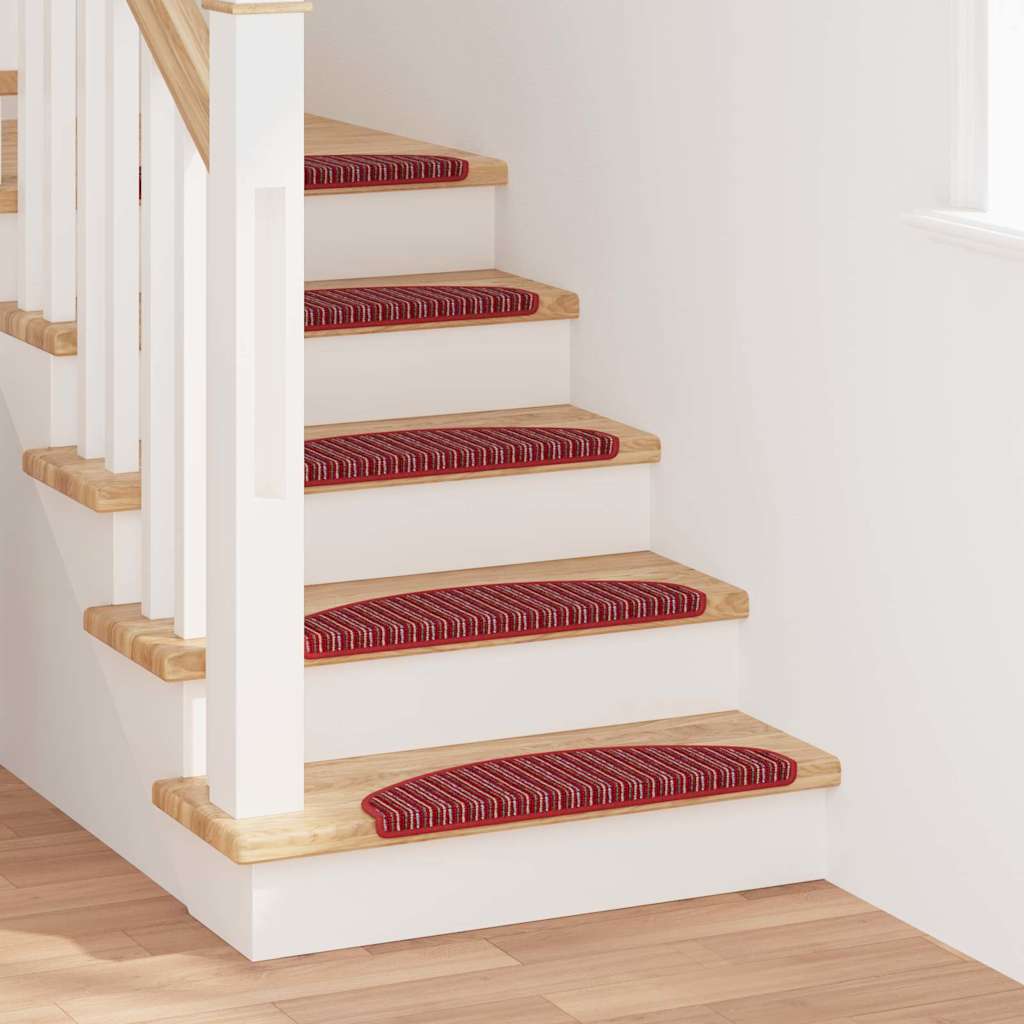 Tappetini per scale autoadesivi 15 pz 65 x 21 x 4 cm Non-Slip