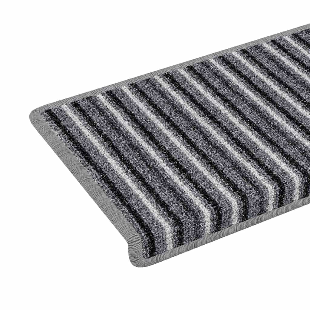 Tappetini per scale autoadesivi 15 pz 65 x 21 x 4 cm Non-Slip