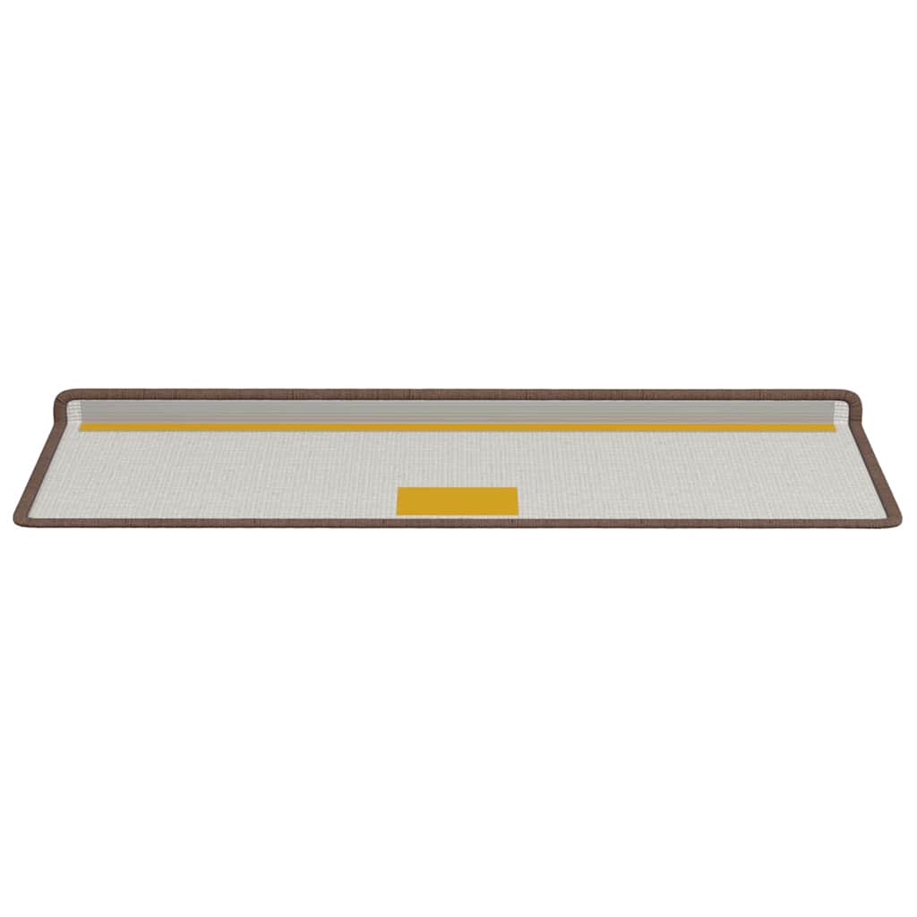 Tappetini per scale autoadesivi 15 pz 65 x 21 x 4 cm Non-Slip
