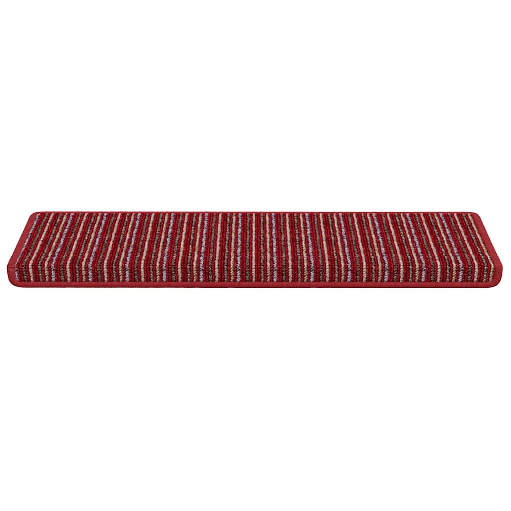 Tappetini per scale autoadesivi 15 pz 65 x 21 x 4 cm Non-Slip