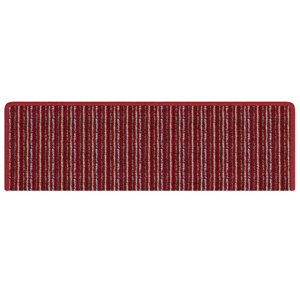 Tappetini per scale autoadesivi 15 pz 65 x 21 x 4 cm Non-Slip