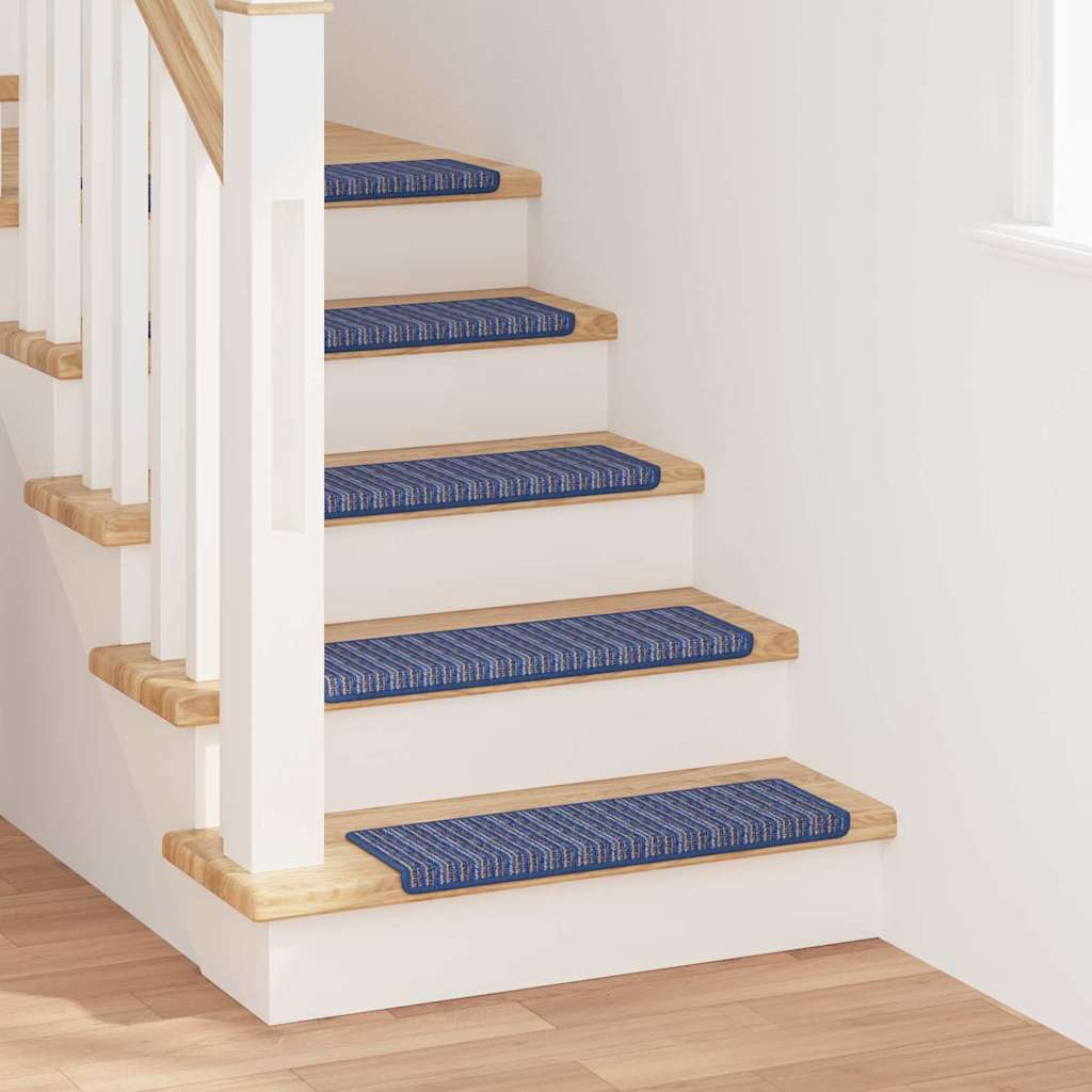Tappetini per scale autoadesivi 15 pz 65 x 21 x 4 cm Non-Slip