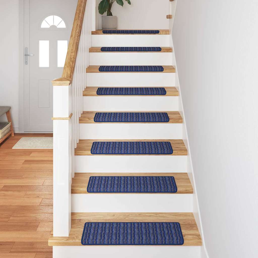 Tappetini per scale autoadesivi 15 pz 65 x 21 x 4 cm Non-Slip
