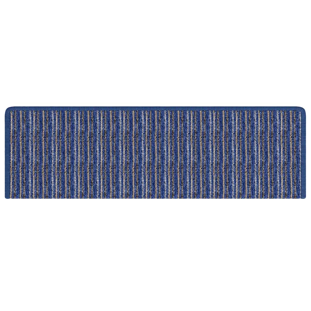 Tappetini per scale autoadesivi 15 pz 65 x 21 x 4 cm Non-Slip